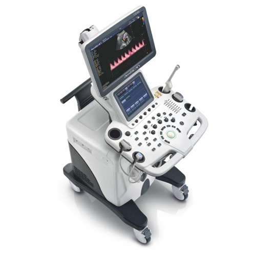 A new type of Ultrasound machine model AeroScan CD40 in  gynaecology