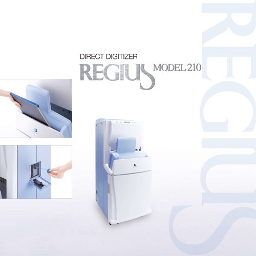 Digital X-ray CR system REGIUS MODEL 210 with Compact, High-performance design